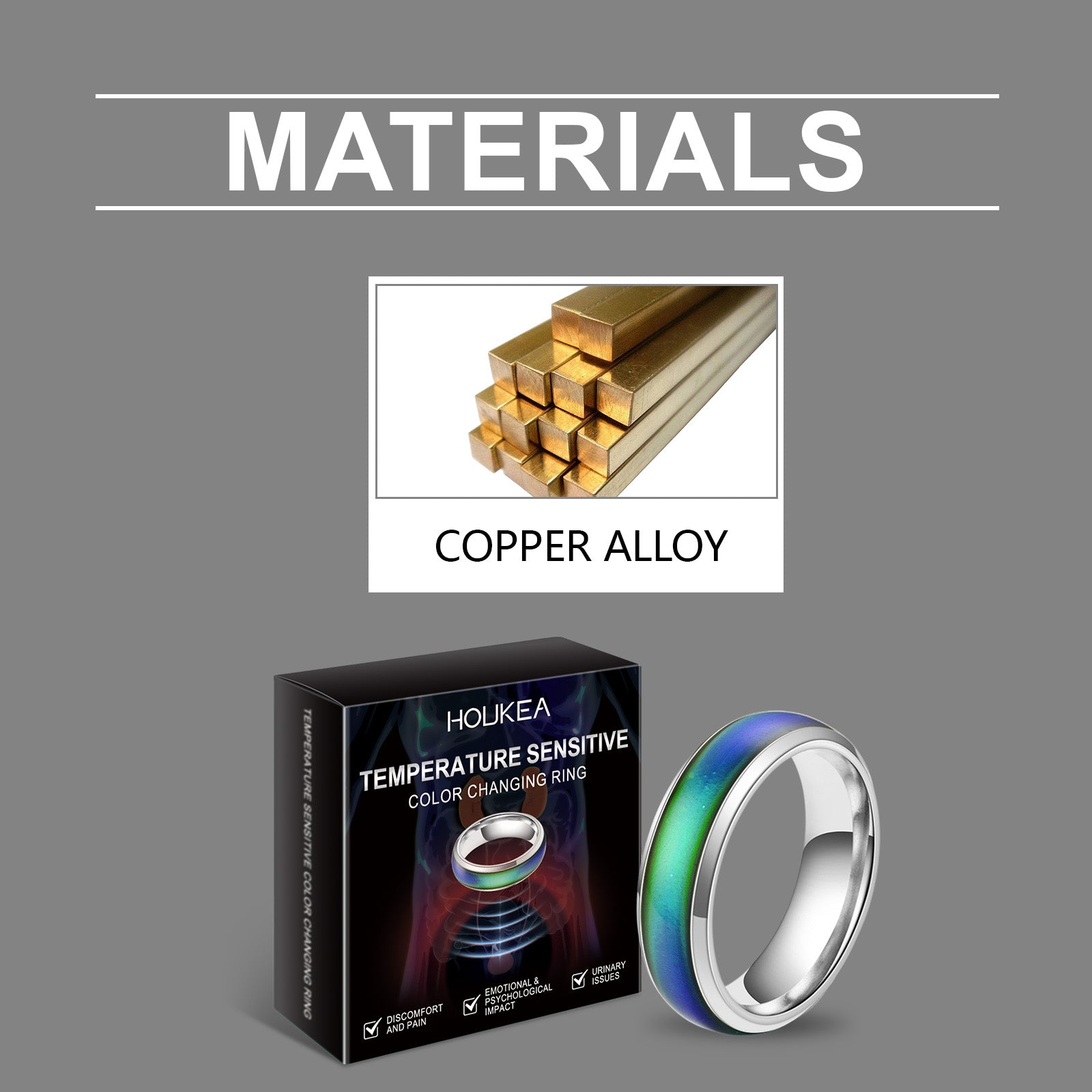 Color changing Smart ring